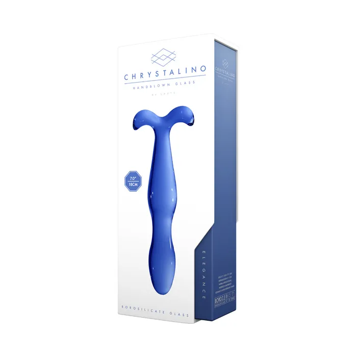 Shots Toys Vibrators Shots Chrystalino Elegance Blue