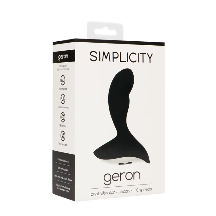 Shots Toys Vibrators Shots Simplicity Geron Black