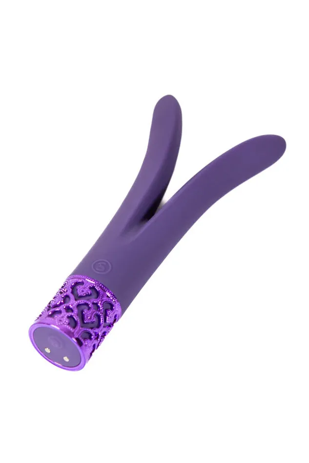 Shots Toys Vibrators Shots Toys Royal Gems Dueling Queens Vibrator Various Colors