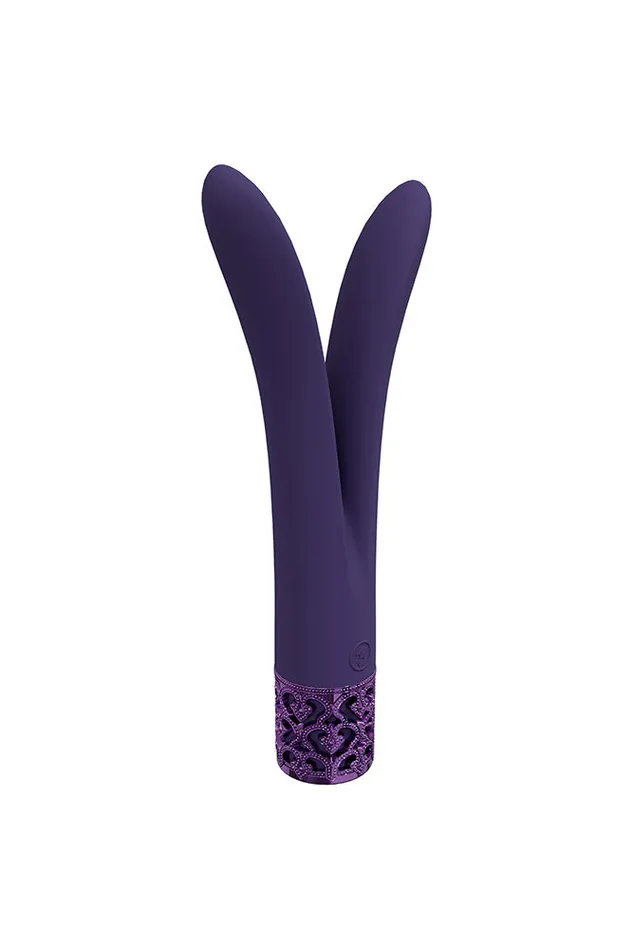 Shots Toys Vibrators Shots Toys Royal Gems Dueling Queens Vibrator Various Colors