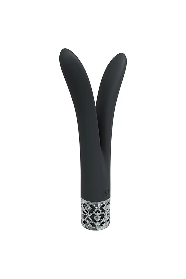 Shots Toys Vibrators Shots Toys Royal Gems Dueling Queens Vibrator Various Colors