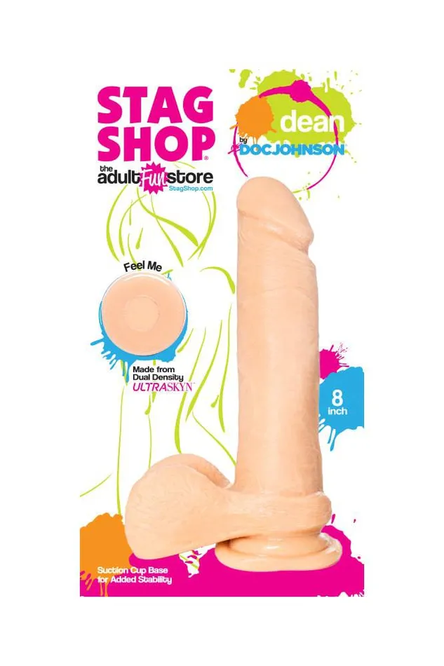 Stag Shop Dildos Stag Shop Signature Dildo Dean Dual Density Dildo 8 Inch
