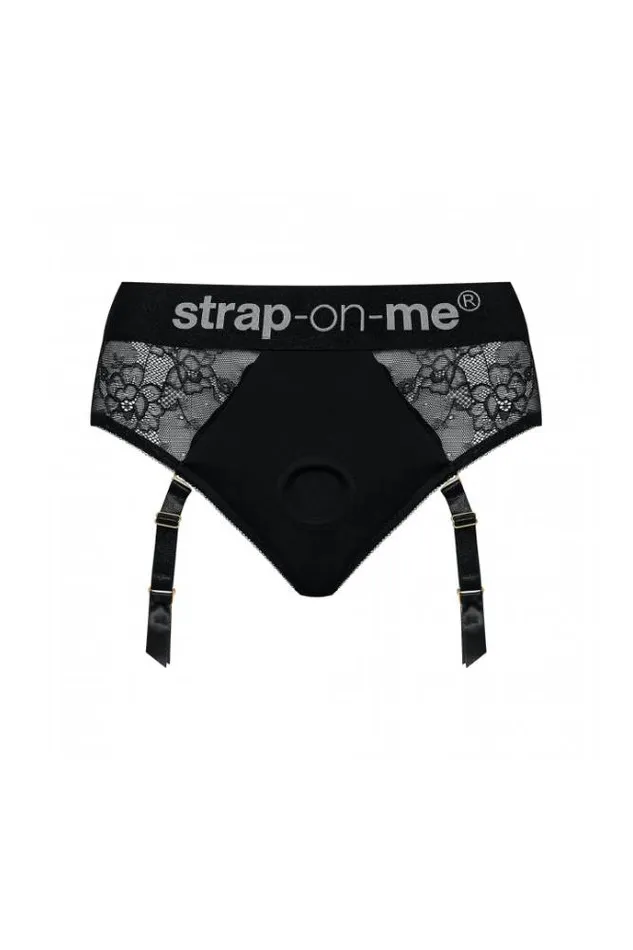 StraponMe Diva StrapOn Gartered Harness Black Lovely Planet Female Sex Toys StraponMe Diva StrapOn Gartered Harness Black Lovely Planet Female Sex Toys