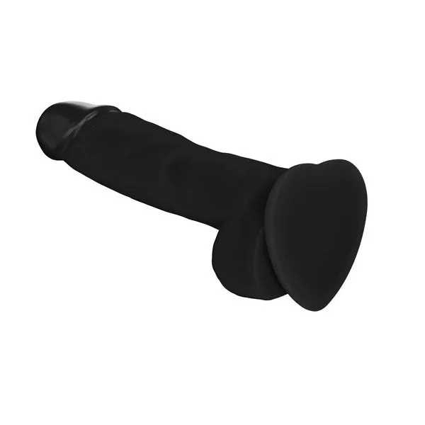 STRAP ON ME Strap On Me Soft Realistic Dildo XL Black Female Sex Toys