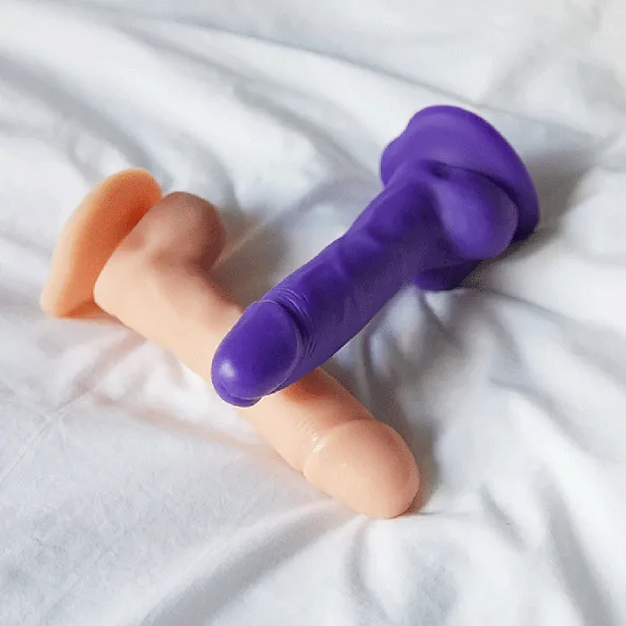 STRAP ON ME Strap On Me Soft Realistic Dildo XL Black Female Sex Toys