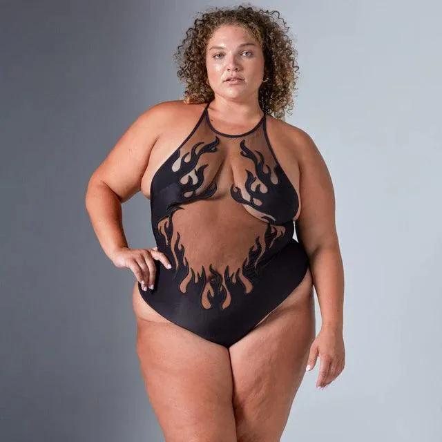 Thistle Spire Teddies And Bodies Smokin Mirrors Bodysuit