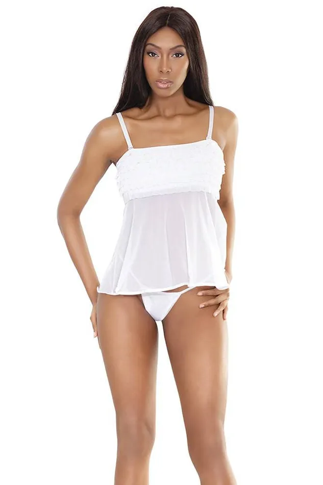 Vibrators Coquette Coquette 2534 Ruffle Babydoll OS