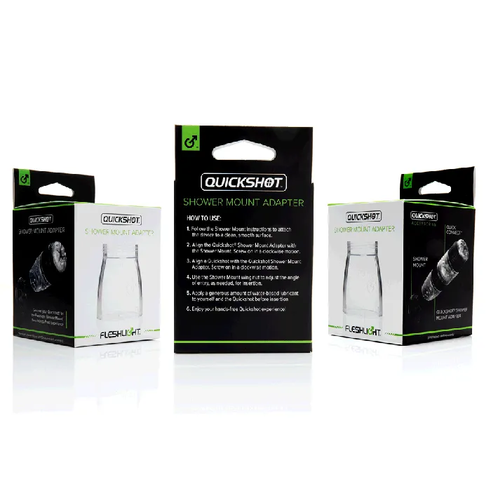 Vibrators FLESHLIGHT Fleshlight Shower Mount Quickshot Adapter