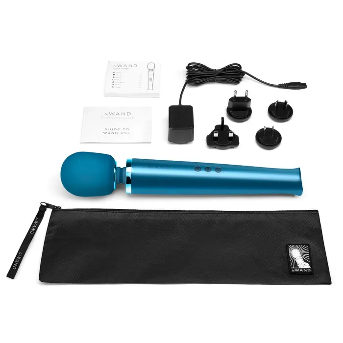 Vibrators LE WAND Le Wand Original Rechargeable Wand Massager Pacific Blue