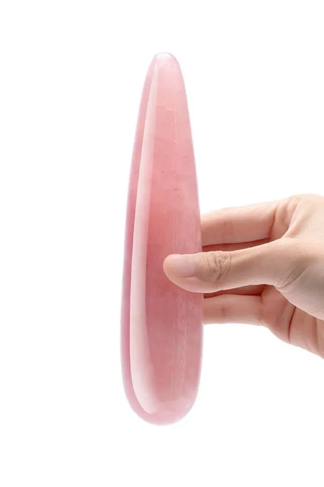 Vibrators Le Wand Rose Quartz Crystal Wand Pink Le Wand