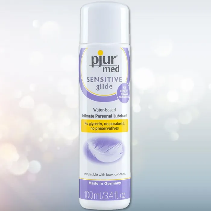 Vibrators Pjur Med Sensitive Glide WaterBased Lube 100ml 34oz Pjur