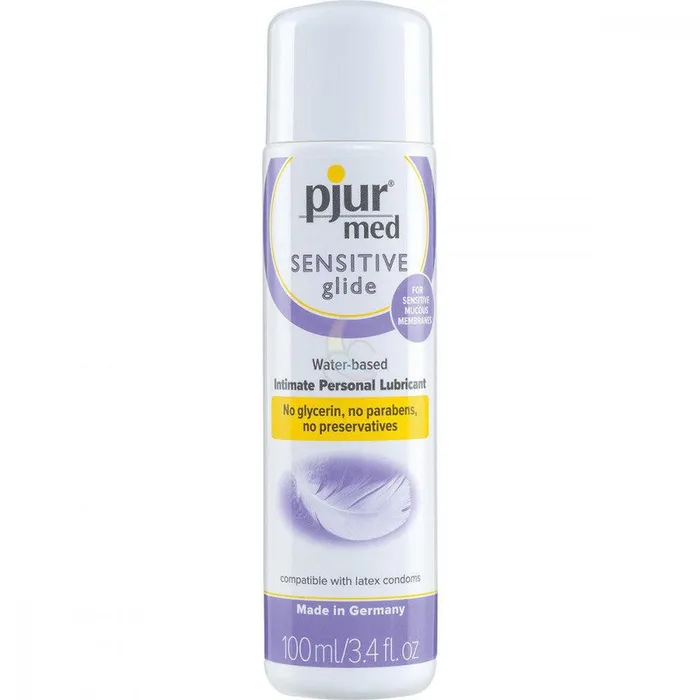 Vibrators Pjur Med Sensitive Glide WaterBased Lube 100ml 34oz Pjur