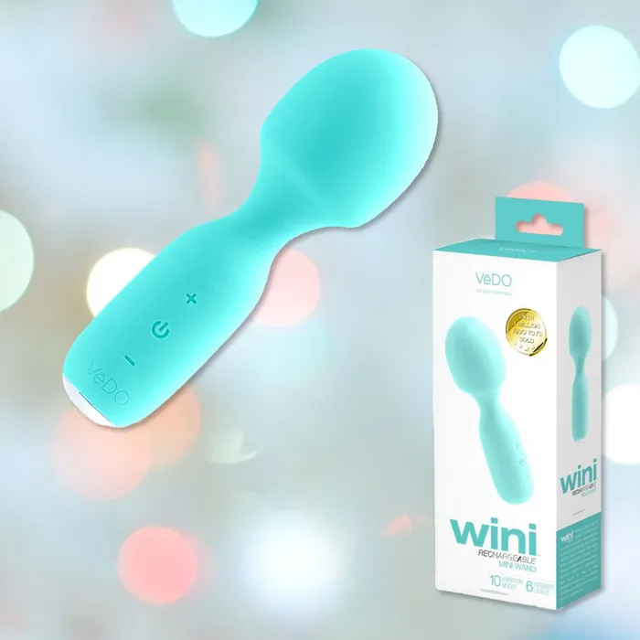 Vibrators VeDO VeDO WINI Mini Vibrator Wand Turquoise