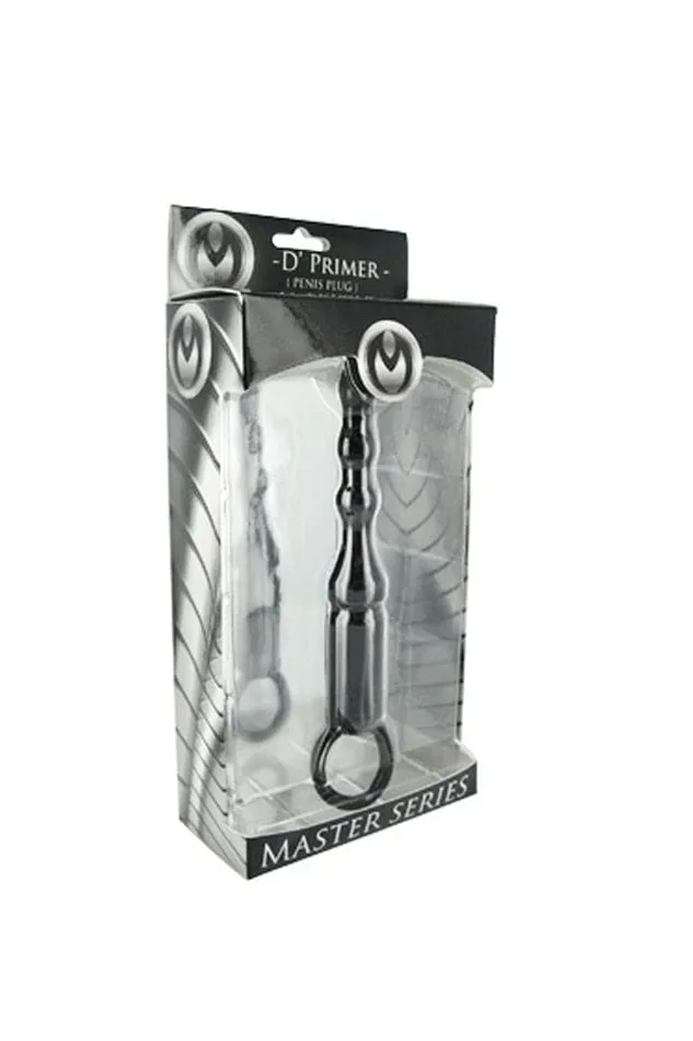 XR Brands Master Series DPrimer Penis Plug XR Brands Male Sex Toys