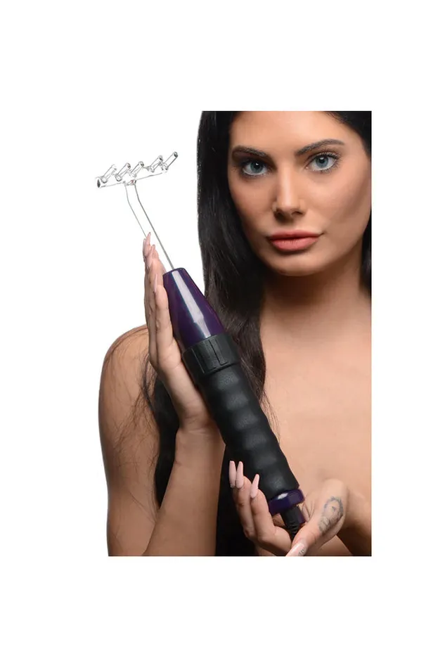 XR Brands Zeus Deluxe Edition Twilight Violet Wand Attachments Kit XR Brands Couples