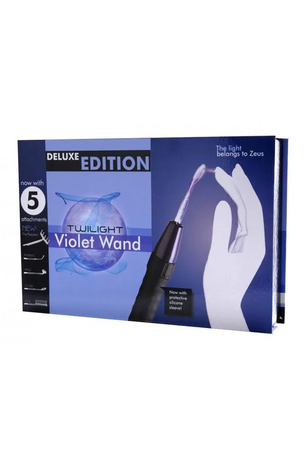 XR Brands Zeus Deluxe Edition Twilight Violet Wand Attachments Kit XR Brands Couples