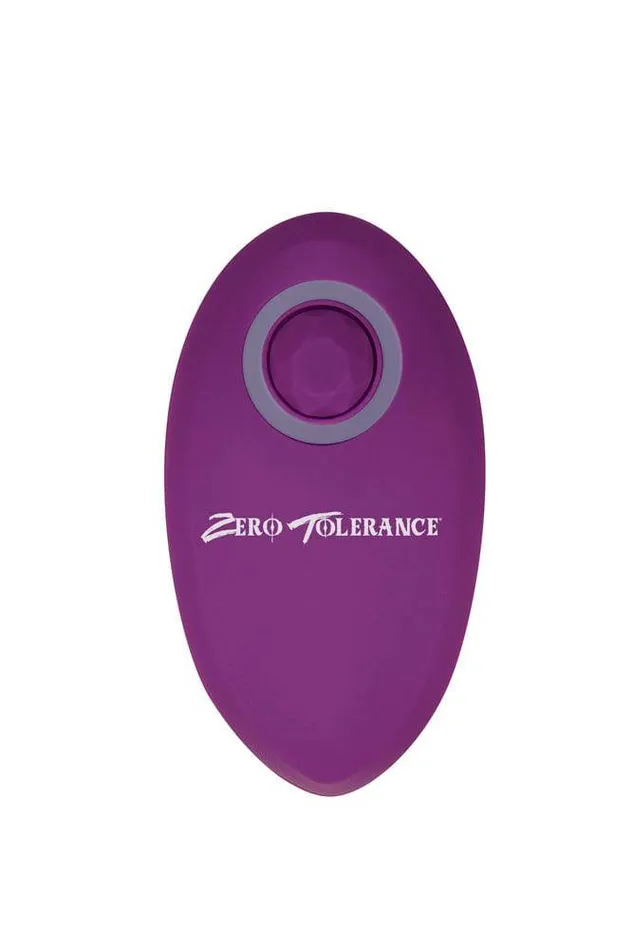 Zero Tolerance Tunnel Teaser Rotating Butt Plug Remote Purple Zero Tolerance Anal